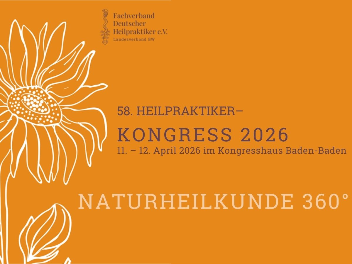 Besuchen Sie uns auf dem 58. Heilpraktiker Kongress in Baden-Baden